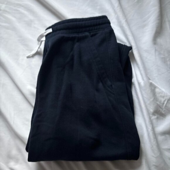 Old Navy Women's Navy and White wide-leg sweatpants - Picture 1 of 4